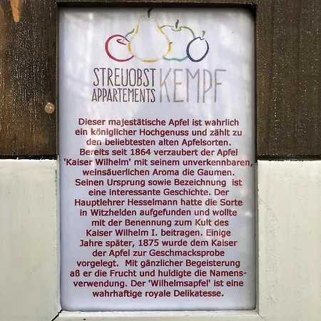 Apartment Kaiser Wilhelm - Mit Saunanutzung Burgbernheim